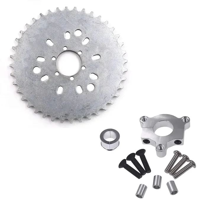 1‘/1.5‘(25Mm/38Mm) Silver Cnc Adapter 40T Sprocket Fits 80Cc Motorized Bicycle