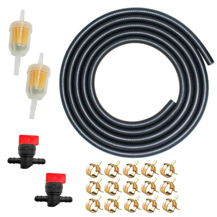 1/4 Id Fuel Line Nbr 10Ft 1/4 Inch Fuel Line Hose 4An 6Mm For Small Engines Fuel System, E85 & E10,Oils, Etc.
