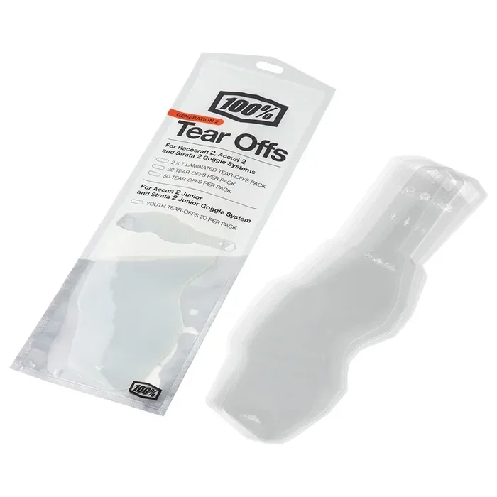 100% Rc2/Ac2/St2 Standard Tear-Offs 50 Pk