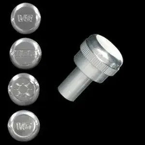 1999-2004 Billet Headlight Knob w/ Engraving UPR Satin