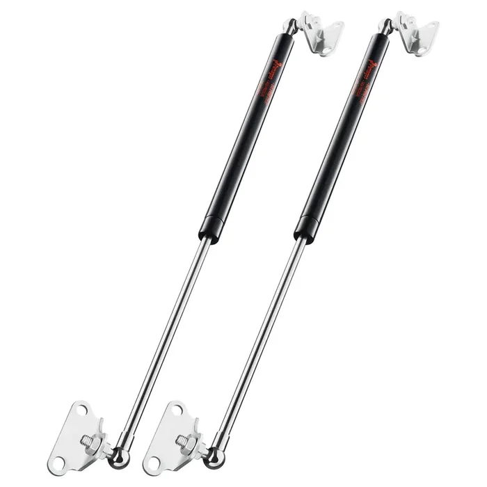 20 Inch 150 Lbs Gas Strut Shocks, 668 N Per Prop With L-Type Mounts For Heavy Duty Lid Rv Bed Toolbox Basement Floor Door Heavy