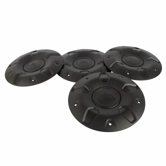 2015+ Ford Transit Oem Non-Dually 16‘‘ Steel Wheel Black Center Caps Kit
