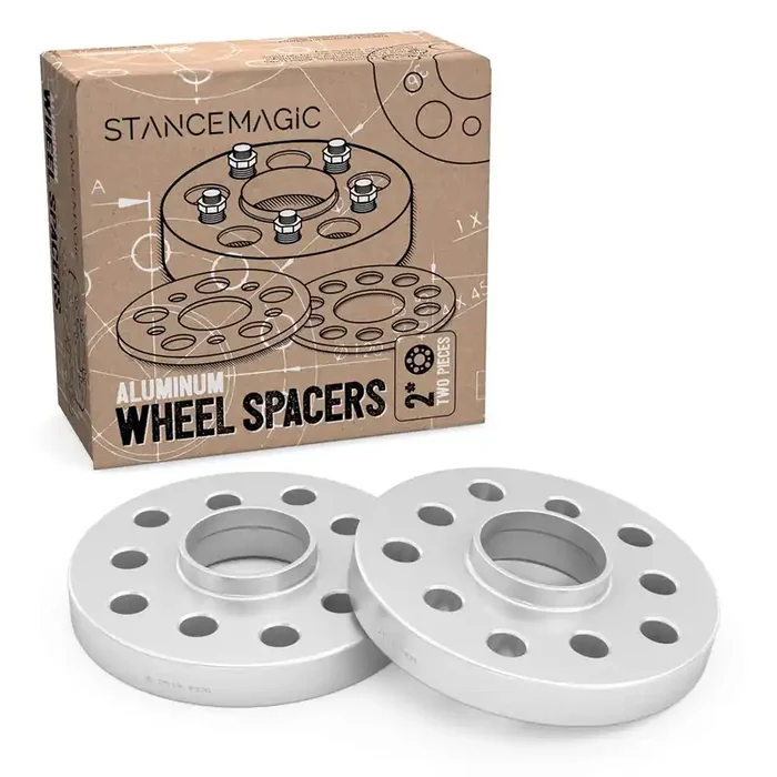 25Mm (1 Inch) Hubcentric Wheel Spacers (5X112 And 5X100, 57.1Mm Bore) Compatible With Audi Tt A3 A4 A6 A8 S4 S6 S8 Volkswagen Jetta Golf Gti R32 Corrado Beetle Eos Cc – Silver 2Pcs