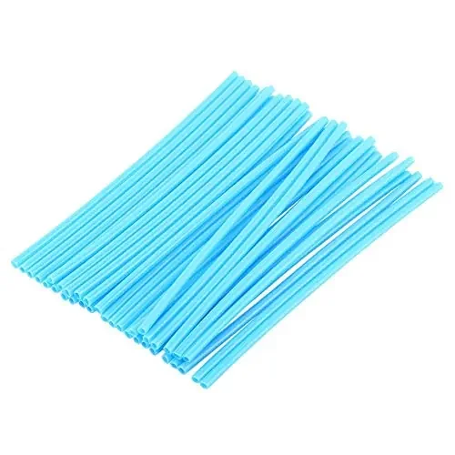 36 Pcs Wheel Rim Spoke Skins Covers, Keenso Motocross Rims Skins Off Road Guard Wraps Kit Motorcycle Covers Wrap Decor Protector For Universal Motocross Dirt Bike(Sky Blue)