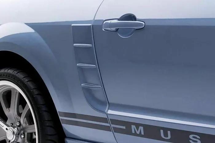 3dCarbon Mustang Side Pony Vents (Pair-Unpainted)