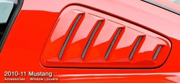 3dCarbon Mustang Window Louvers