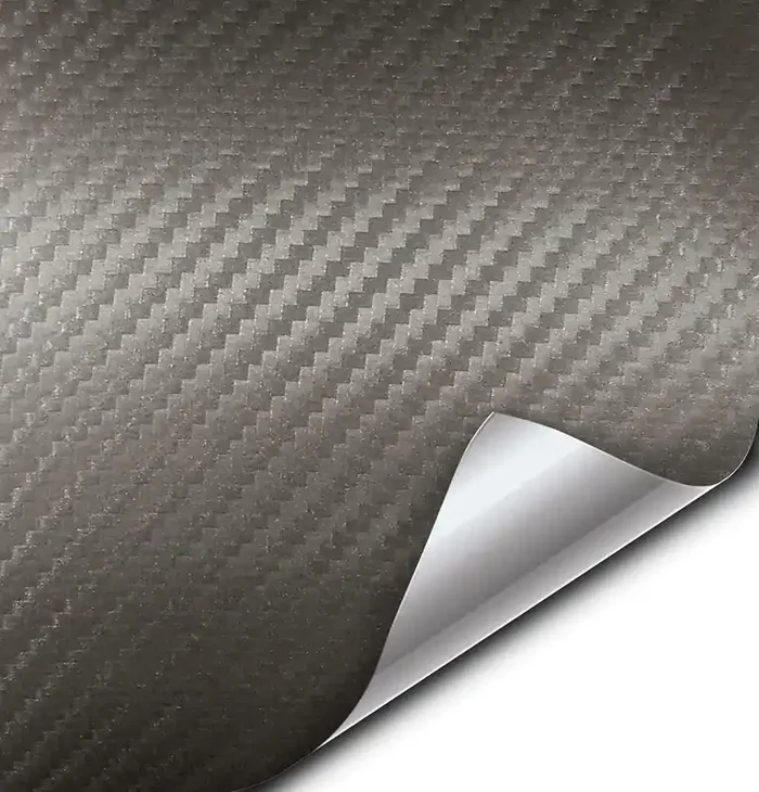 3M 1080 Cf201 Anthracite Carbon Fiber 60‘‘X12‘‘ Vinyl Flex Wrap