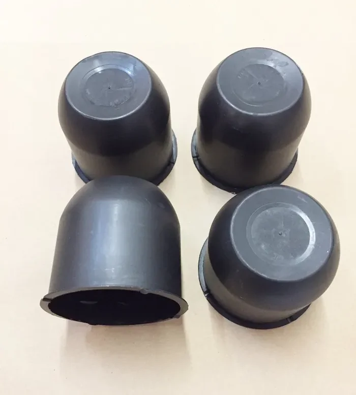 4 Black Trailer Wheel Hub Center Cap 4.25‘‘ Diameter Travel Trailer, Camper Rv By Automotive Authority