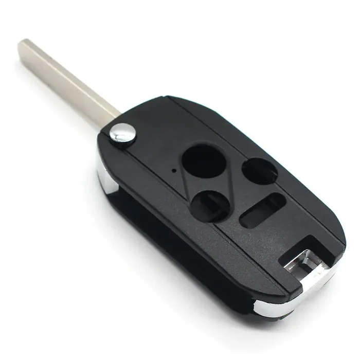 4 Buttons Flip Folding Car Remote Key Fob Cover Key Shell Case Compatible With Honda Civic Accord Crv Fit Pilot