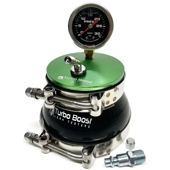 4‘‘ Inch Turbo Boost Leak Tester – Leak Detector – 6061 Billet Aluminum – 30 Psi – Check Test Intake Charge Pipe Pressure Leaks