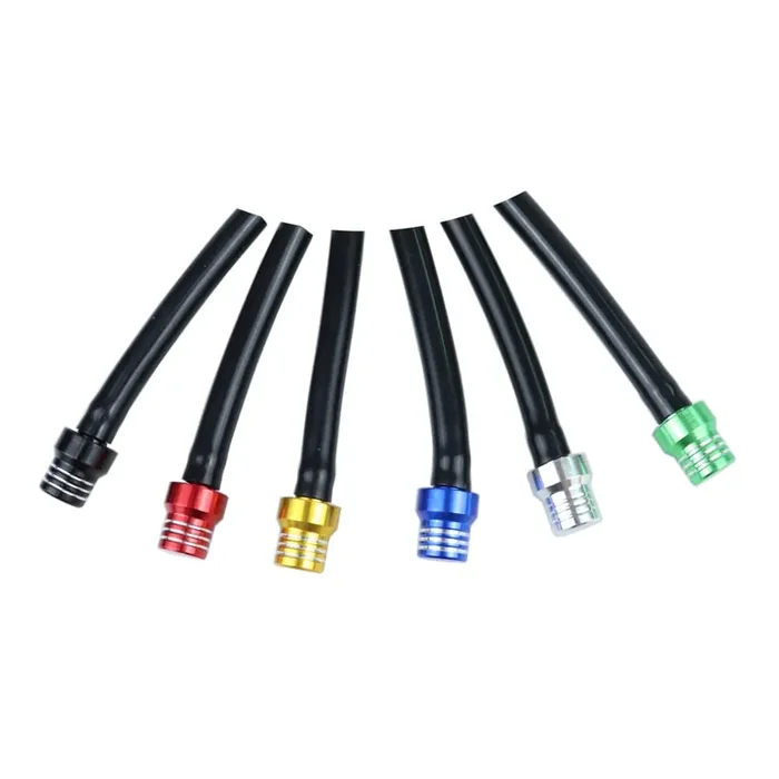 6Pcs Universal Tank Gas Fuel Cap Valve Air Vent Breather Hose Tube For 50Cc 110Cc 70Cc 125Cc Motorcycle Suzuki Yamaha Honda Atv Dirt Pit Quad Bike