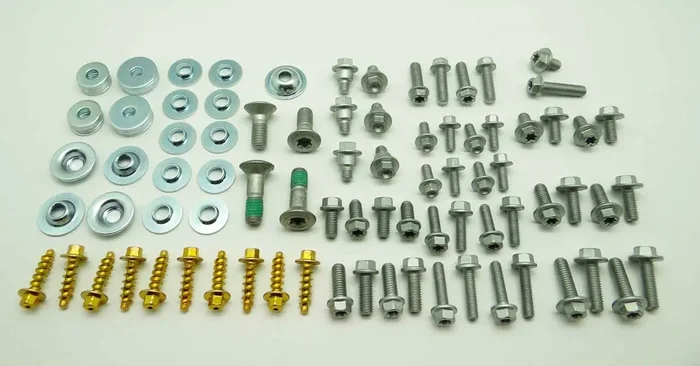 97Pc Specbolt Body Bolt Kit For Plastics Seat Fenders Fork Guards Shrouds & Subframe. Fits Ktm & Husqvarna 65 80 85 125 150 200 250 350 400 450 500 520 525 Sx Sx-F Xc Xc-F Xc-W Xcf-W Ex Exc Exc-F
