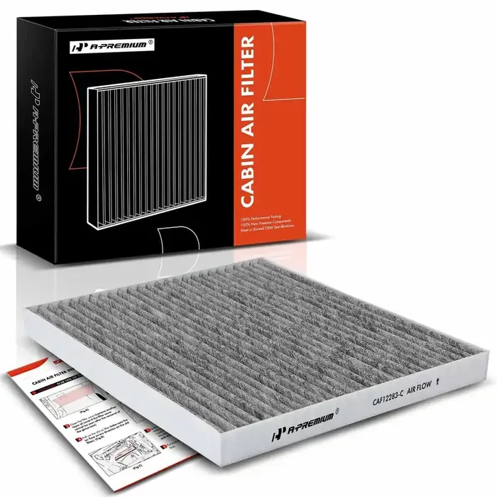 A-Premium Cabin Air Filter With Activated Carbon Compatible With Chrysler Pacifica 2017-2022, Voyager 2020-2022, Grand Caravan 2021-2022, V6 3.6L, Replace 68308950Ab