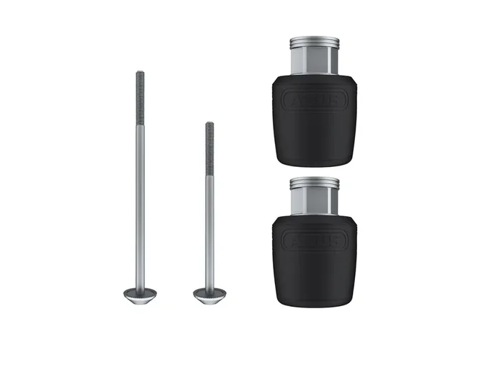 Abus Wheel Lock Nutfix Quick Release Pair Skewer Length 100F/135R Wheel Lock, Black
