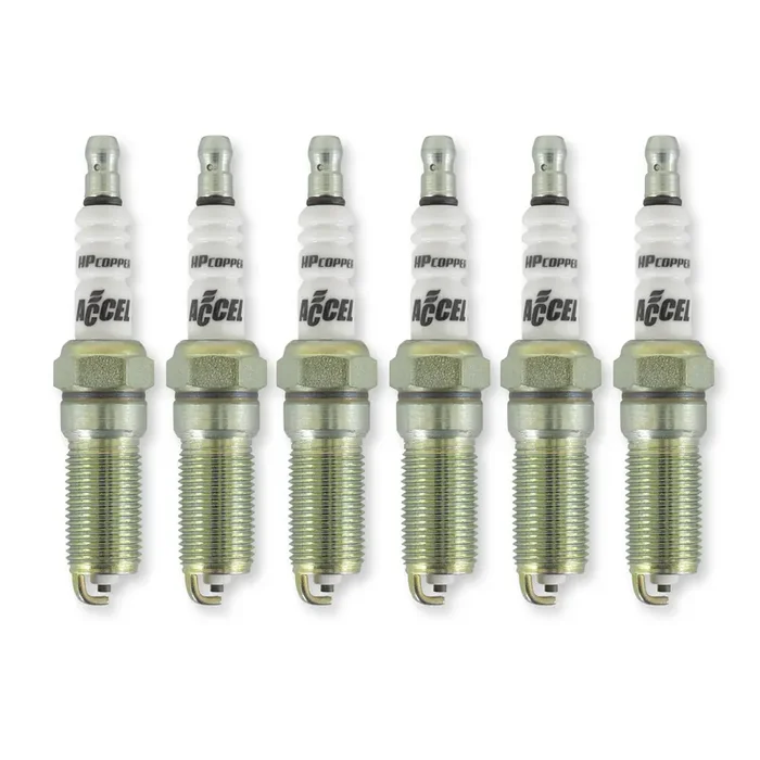 Accel 578-6 Spark Plug, Ford Eb V6, Stock Heat Range, 6Pk
