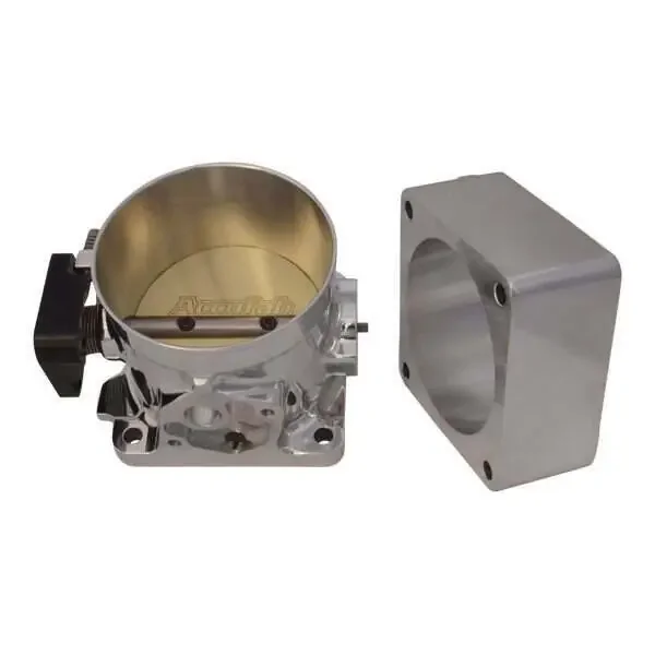 Accufab 90mm Race Throttle Body and Blank Spacer (1986-1993 Mustang 5.0L) – F90K
