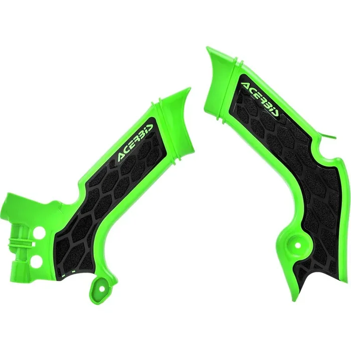 Acerbis X-Grip Frame Guard – Green/Black (2742601089), One Size