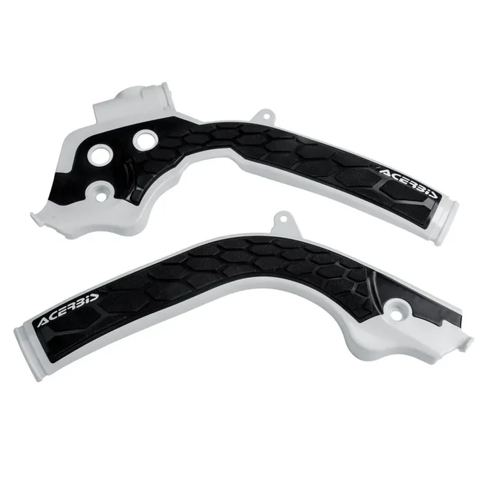 Acerbis X-Grip Frame Guards White/Black – Fits Husqvarna Tx 300 2017-2018