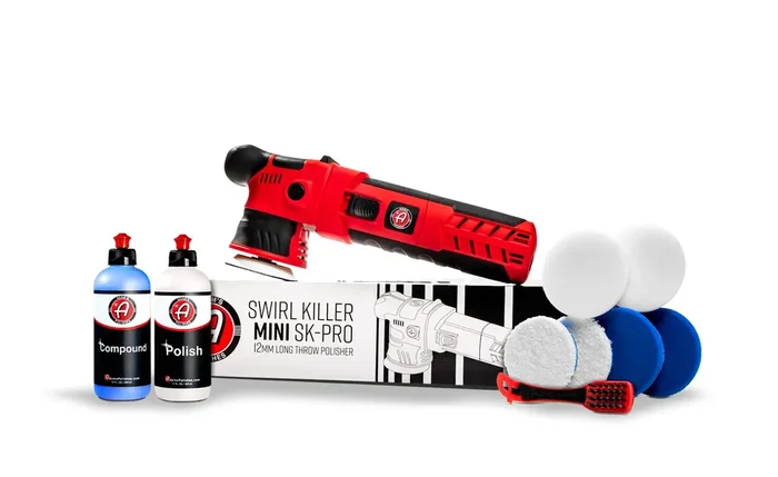 Adam‘S Polishes Sk Pro 12Mm Car Polisher Kit (10 Item) – Professional Dual Action Polisher For Car Detailing – Paint Correction,