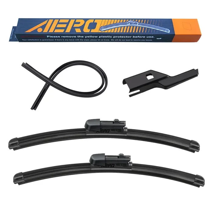 Aero Avenger 26‘‘+16‘‘ Premium All-Season Windshield Wiper Blades With Extra Rubber Refills Oem Replacement For Lexus Nx200T Nx3
