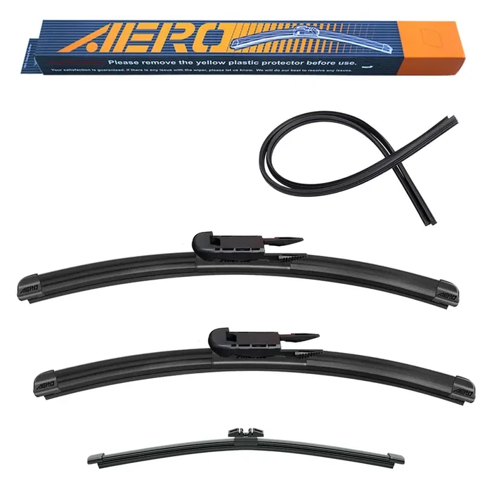 Aero Wipers Replacement For Ford Escape 2024 2023 2022 2021 2020, 24‘‘+20‘‘ Front + 11‘‘ Rear, Premium All-Season Windshield Wip