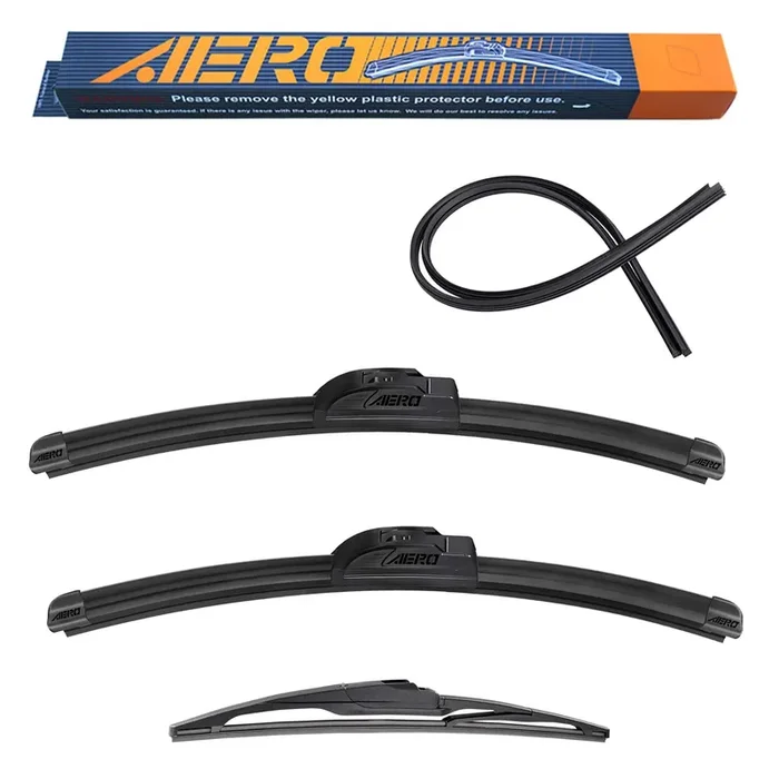 Aero Wipers Replacement For Toyota Venza 20162015 2014 2013 2012 2011 2010 2009, 26‘‘+22‘‘ Front + 12‘‘ Rear, All-Season Windshi