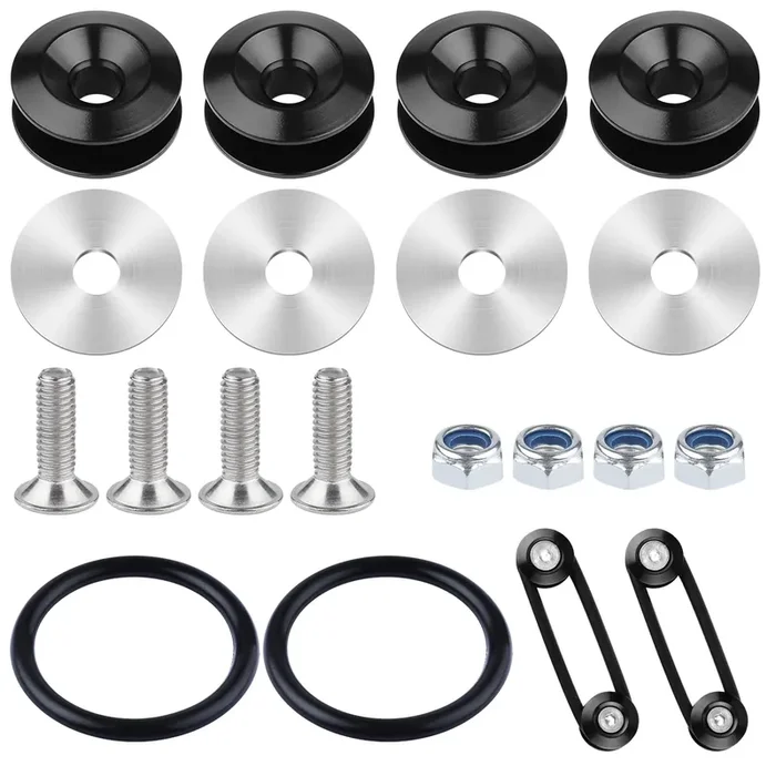 Aiex Bumper Quick Release, Bumper Holder Bands Bumper Trunk Quick Release Fastener Kit For Front Rear Bumper Universal Car Bumpe