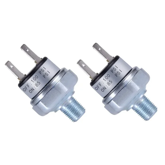 Air Pressure Switch 85-100 Psi Pressure Switch 1/8‘-27 Npt Dc 24V 12V Pressure Switch Air Compressor Pressure Switch 100Psi Pressure Switch Dc Pressure Switch