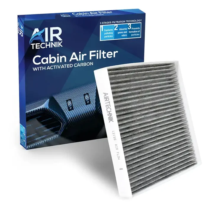 Airtechnik Cf12159 Cabin Air Filter W/Activated Carbon Fits Hyundai Sonata Hybrid 2016-2019, Nexo 2019-2023, Kia Optima 2016-2020, Cadenza 2017-2019, Telluride 2020-2021, Carnival 2022-97133-C1010