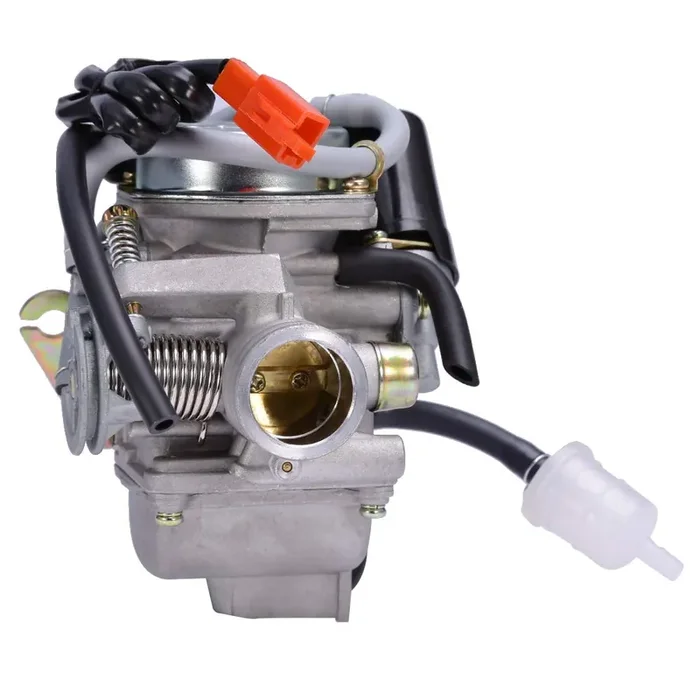 Anxingo Pd24J Carburetor For 4-Stroke Gy6 125Cc 150Cc Atv Go Karts Scooter Mopeds Qmj/Qmi157 Qmj/Qmi152 – Manifold Intake Fiameter 24Mm Pd24J Carb (Carburetor)