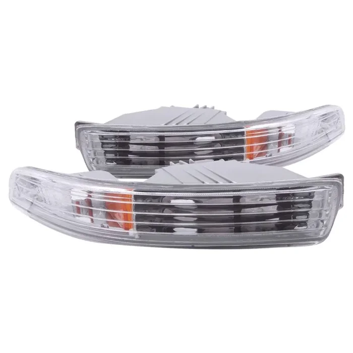 Anzo Usa 511020 Clear Lens Front Bumper/Turn Signal Light Set