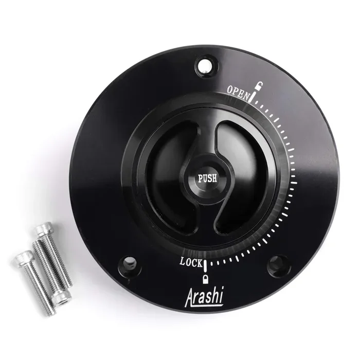 Areyourshop Cnc Keyless Fuel Gas Tank Cap For Suzuki Gsxr 600/750/1000 Gsr 600/750 03-18, Please Check The Description For Exact Fitment Models