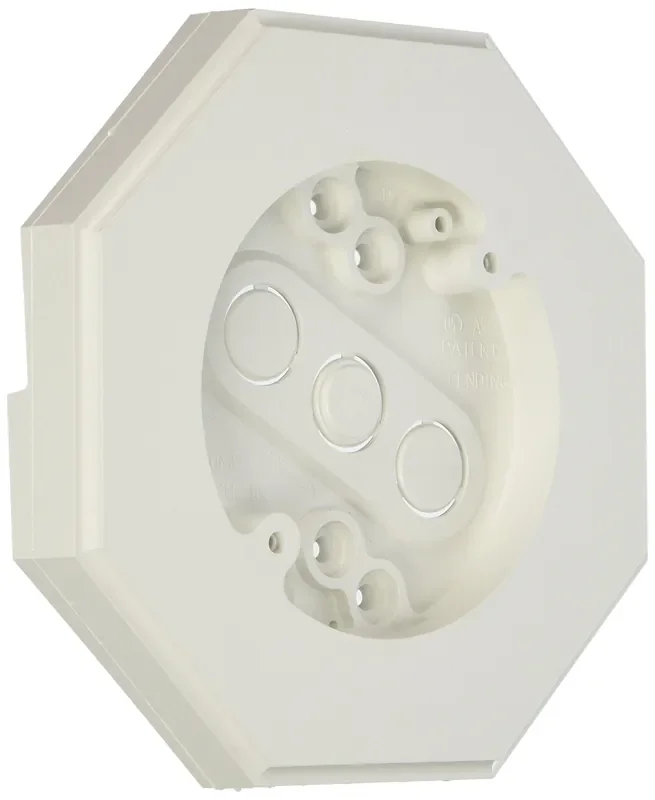 Arlington Industries 8131-1 8131 Wall Plate, 1/4-Inch Or 5/16-Inch Siding & Shingles, White