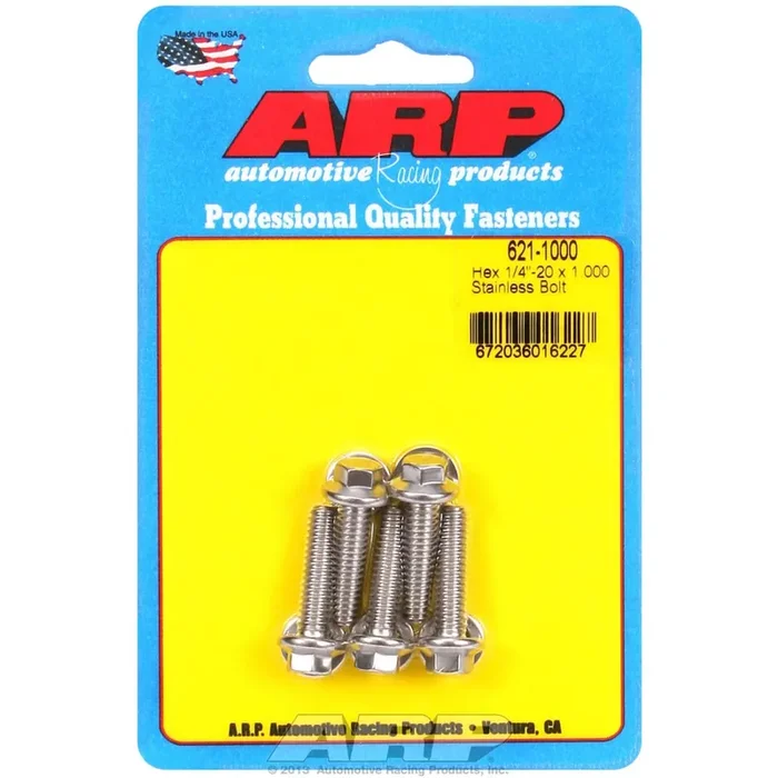 Arp Bolts 6211000 Hex Blt 1/4-20X1.000 Pk/5