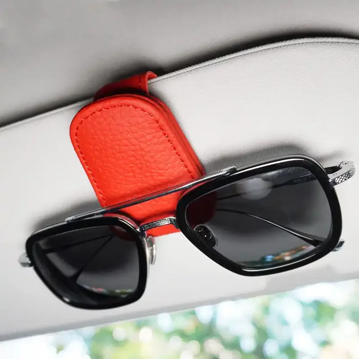 Artilife Magnetic Sunglass Holder For Car Red