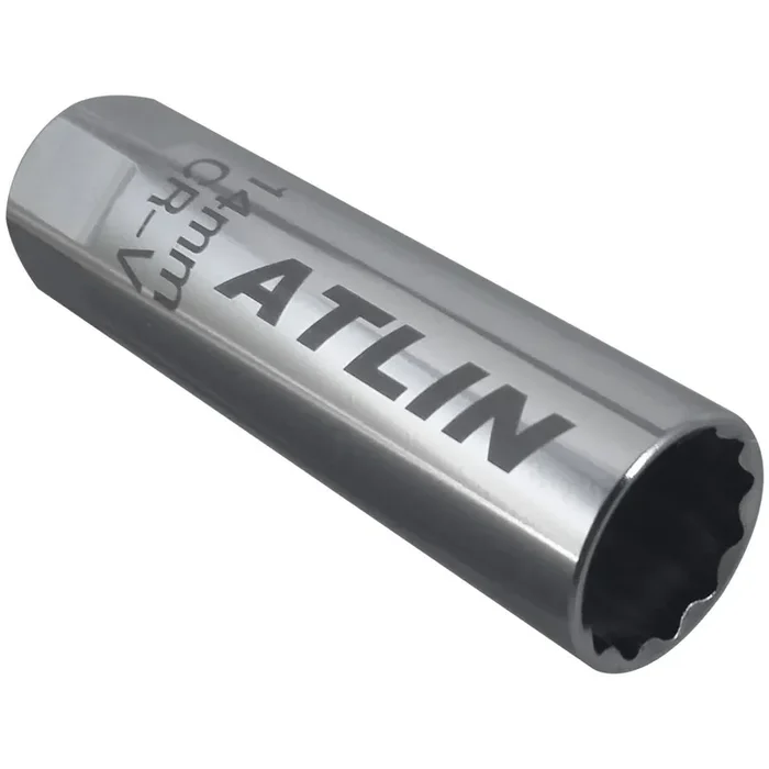 Atlin Thin Wall Spark Plug Socket 12-Point, 14-Millimeters Compatible With Bmw, Nissan, Mini