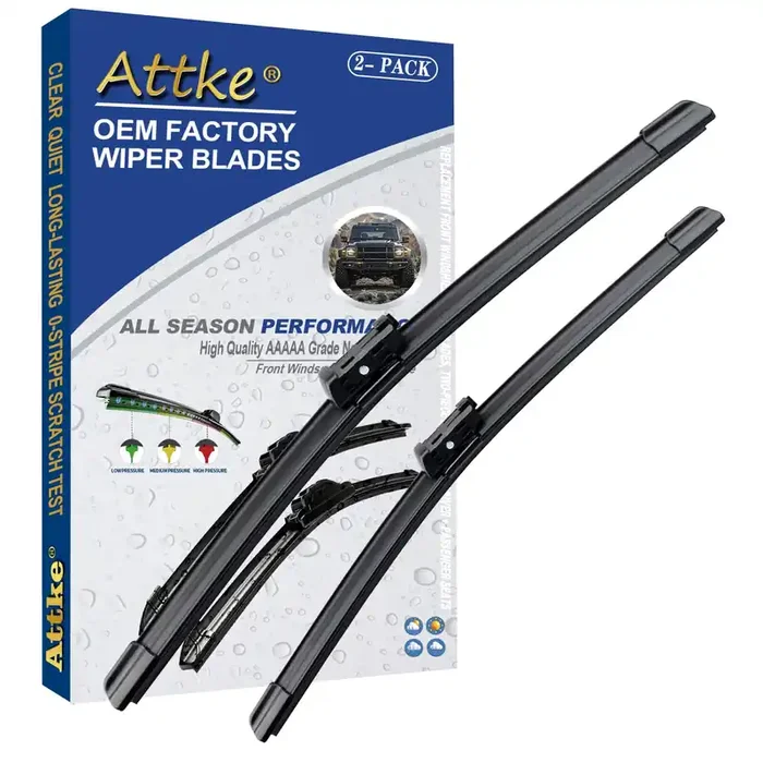 Attke Front Windshield Wiper Blades For Audi A4 2009-2020,Audi Q5 2009-2020/Audi A5 2008-2020 Genuine Replacement Wiper Blade Se