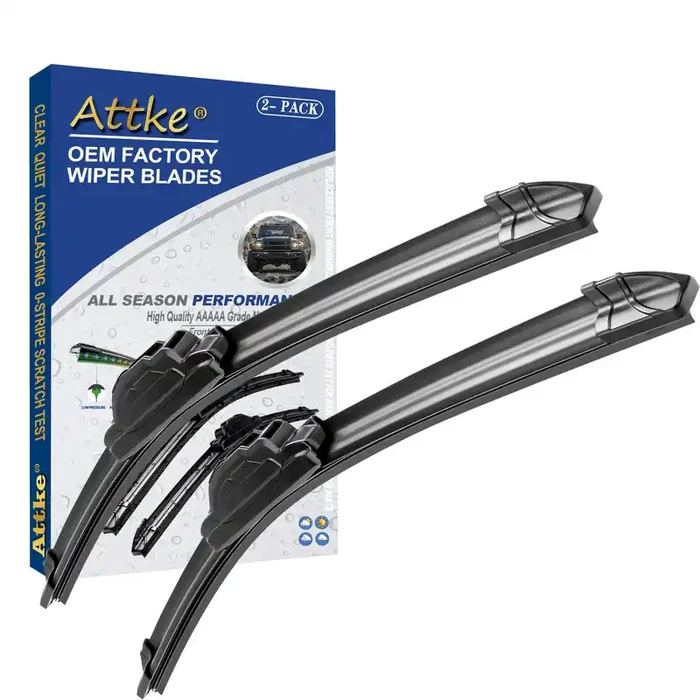 Attke Oem Quality Front Windscreen Wiper Blades For Ford Escape 2005-2007/Escort 1994-2003 Honda Civic 1996-2000/Toyota Rav41996