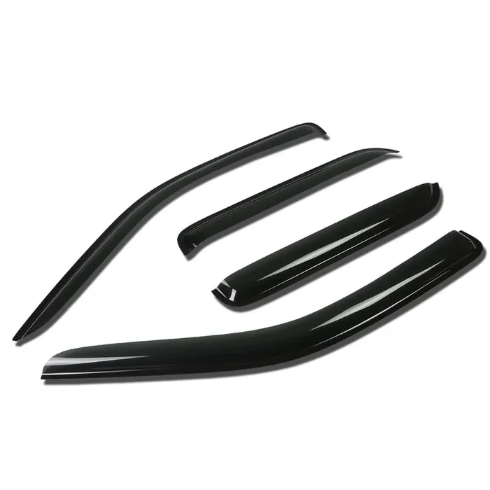 Auto Dynasty 4Pcs Tape-On Window Vent Visor Deflector Rain Guard Compatible With Ford Escape Mazda Tribute Mercury Mariner 2001-2012, Acrylic