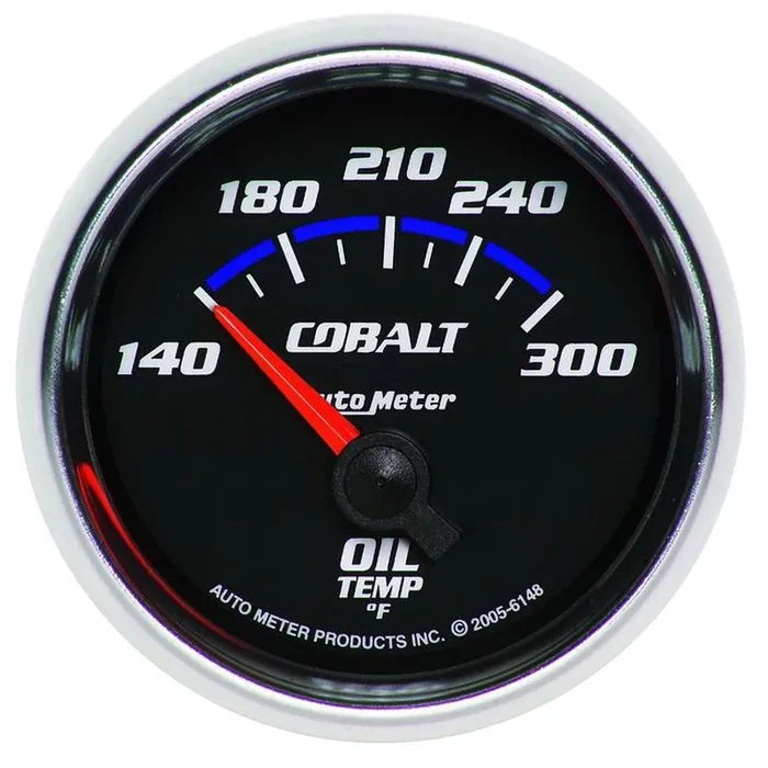 Auto Meter 6148 Cobalt Short Sweep Electric Oil Temperature Gauge