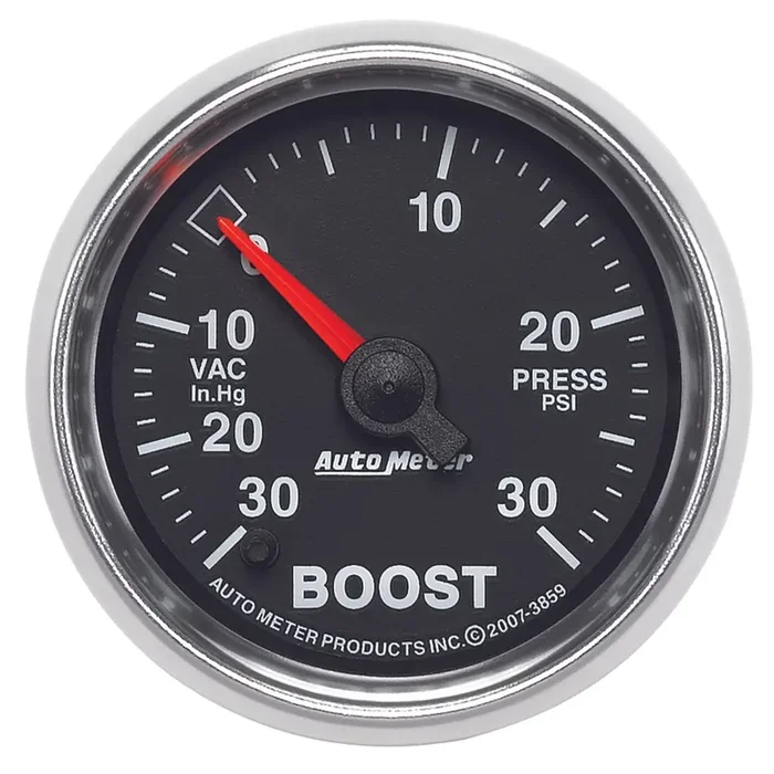 Auto Meter GS Series 2 1/16″ -30/+30 Boost Gauge