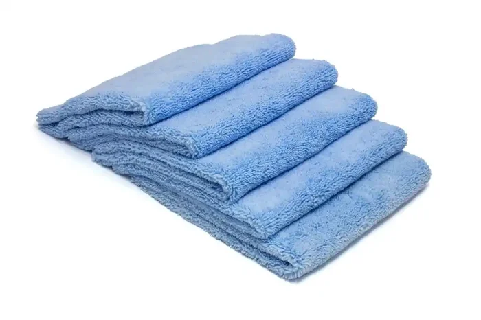 Autofiber Zeroedge Detailing Towel (Pack Of 5) Edgeless Microfiber Polishing, Buffing, Window, Glass, Waterless, Rinseless, Car