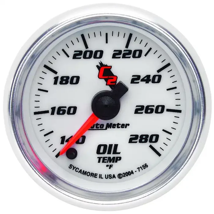 Autometer C2 Series 2 1/16″ Electric Oil Temperature Gauge