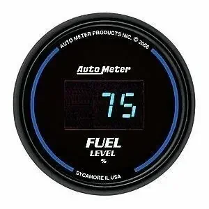 Autometer Cobalt Digital Series Programmable Fuel Level Gauge