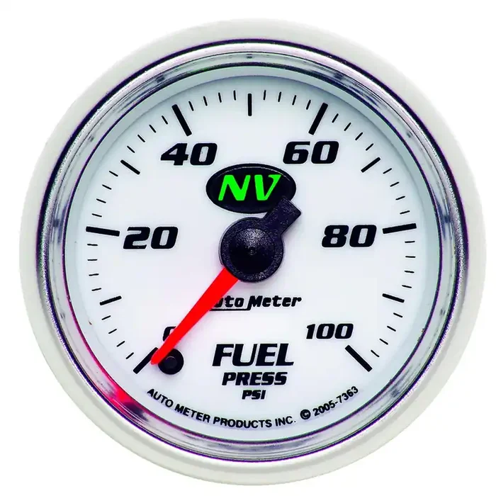 Autometer NV Series Electric 0-100 Psi Fuel Pressure Gauge