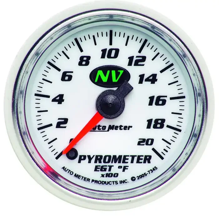 Autometer NV Series Electric 0-2000 deg. F Pyrometer
