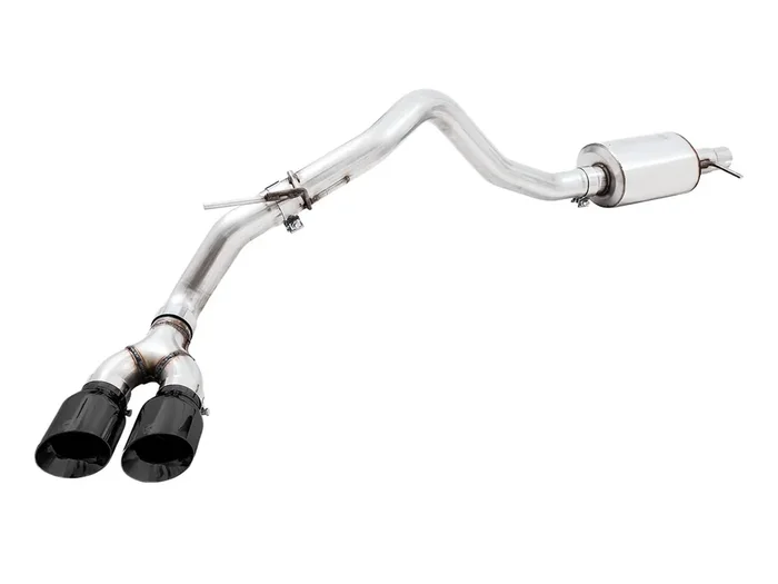 AWE 0FG Exhaust with BashGuard DUAL BLACK TIPS (2019-2021 Ranger) – 3015-23064