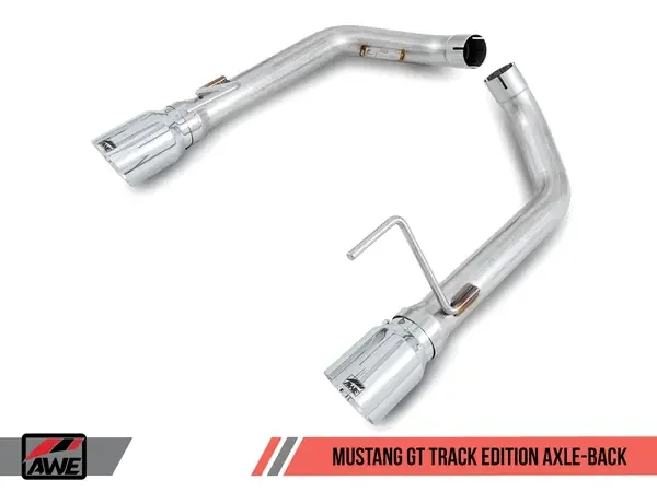 AWE 3020-32026 2015-2017 Mustang GT Axleback Exhaust Track Chrome Tips