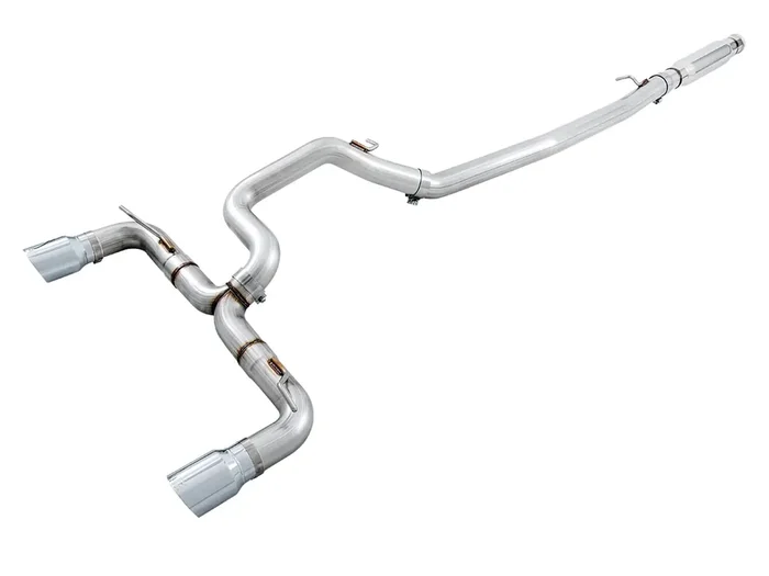 AWE 3020-32030 2016-2018 Focus RS Track Edition Catback Exhaust with Chrome Tips
