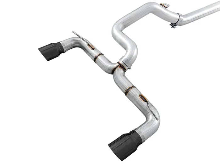 AWE 3020-33032 2016-2018 Focus RS Track Edition Catback Exhaust with Diamond Black Tips